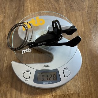 Gewicht Shimano Schalthebel XTR SL-M9100 12-fach