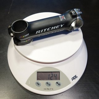 Gewicht Ritchey Vorbau WCS 4-Axis 31.8mm, 110mm, 6°