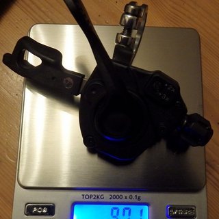 Gewicht Shimano Schalthebel XTR SL-M980-A 2-/3-fach