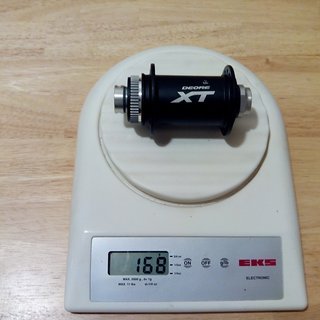 Gewicht Shimano Nabe XT HB-M788 100mm/15, 32-Loch