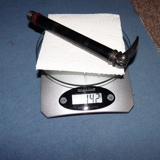 Gewicht Suntour Achse Q-Loc 110 x 20mm