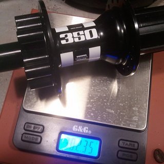 Gewicht DT Swiss Nabe 350 DISC BRAKE IS 