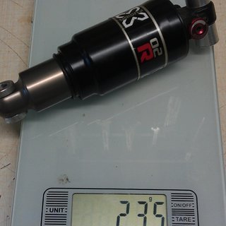 Gewicht X-Fusion Dämpfer O2 R 127 x 25mm
