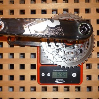 Gewicht Truvativ Kurbelgarnitur Noir 3.3 Team 175mm, 22/32/44Z