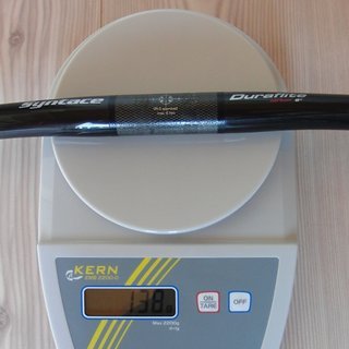 Gewicht Syntace Lenker Duraflite Carbon 25,4 x 580mm