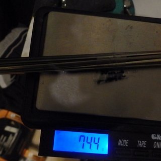 Gewicht Sapim Speiche CX Ray 284mm, 16 Stück