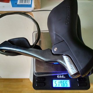 Gewicht Shimano Brems-/Schalthebel-Kombi Tiagra ST-4700 2x10-fach