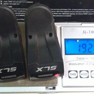 Gewicht Shimano Schaltanzeige SLX SL-M660-9 Paar 3x9