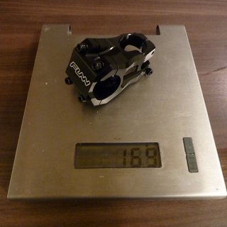 Gewicht FUNN Vorbau Strippa Light 31.8mm, 45mm, 0°