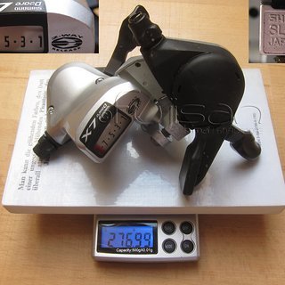 Gewicht Shimano Schalthebel LX SL-T660 3x9-fach