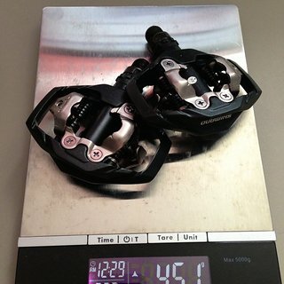 Gewicht Shimano Pedale (Klick) PD-M530 