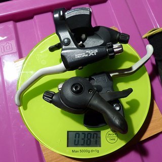 Gewicht Shimano Brems-/Schalthebel-Kombi st-m737 3 x 8 