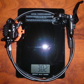 Gewicht Shimano Scheibenbremse BR-M8020 VR, 1000mm