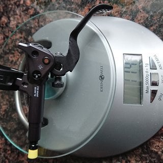 Gewicht Shimano Scheibenbremse Shimano Scheibenbremse BL-M8100 I-SpecEV nur Hebel, vorbefüllt 
