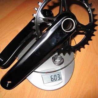 Gewicht Shimano Kurbelgarnitur FC-MT900-1 170mm / 34Z