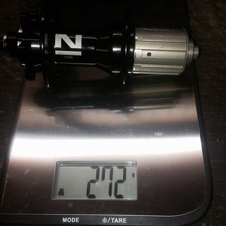Gewicht Novatec Nabe 772SB 135 mm, 32h