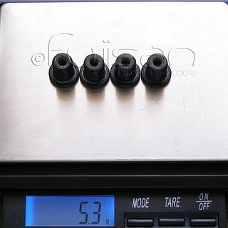 Gewicht Shimano Kettenblattschrauben XTR FC-M970 M8x10mm, 4x