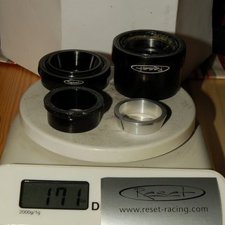 Gewicht Reset Racing Steuersatz WAN.5 1,5" > 1 1/8"
