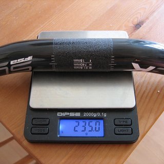 Gewicht FSA Lenker SL-K Low Riser 31.8mm, 740mm