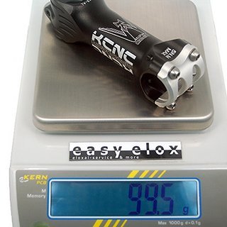 Gewicht KCNC Vorbau Ti Pro 25.4mm, 100mm, 5°