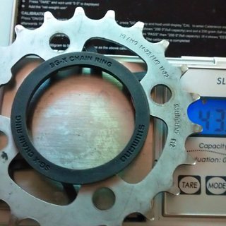Gewicht Shimano Kettenblatt Deore FC-M510  64mm, 22Z