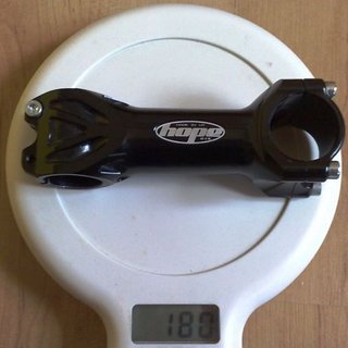 Gewicht Hope Vorbau XC/FR Stem (tuned) 31.8mm, 110mm, 0°