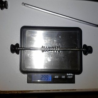 Gewicht Fuxon Spannachse CrMo-Spannachse 100mm