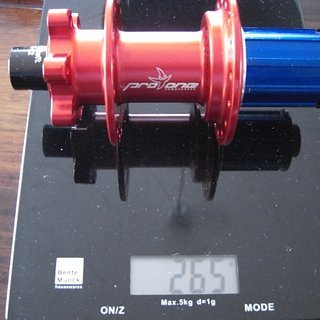 Gewicht Protone Components Nabe HR-Nabe 142mm/12, 32-Loch