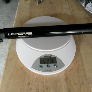 Gewicht Lapierre Sattelstütze XC Pro  31.6 x 350mm
