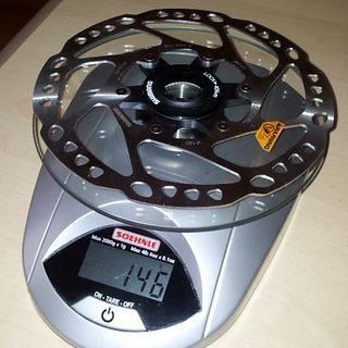 Gewicht Shimano Bremsscheibe SM-RT64S 160mm