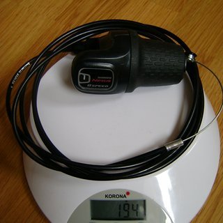 Gewicht Shimano Drehschaltgriff Nexus SL-8S20 8-fach