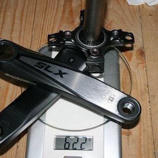 Gewicht Shimano Kurbel SLX FC-M665 175mm, 68/73mm, HTII