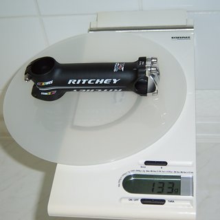 Gewicht Ritchey Vorbau WCS 4-Axis 6° 120 mm/25,4 mm