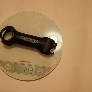 Gewicht Ghost Vorbau GID 31.8mm, 100mm, 6°