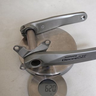 Gewicht Shimano Kurbel LX FC-M583 175mm, 68/73mm, HT2