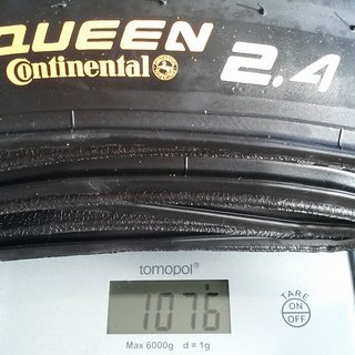 Gewicht Continental Reifen Rubber Queen UST 26x2.4", 60-559