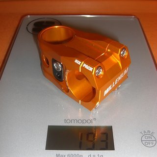 Gewicht Sixpack Vorbau Millenium OS 31.8mm, 50mm, 0°
