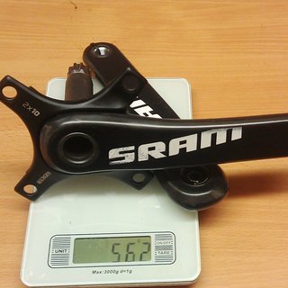 Gewicht SRAM Kurbel S2210 175mm, 68/73mm, GPX