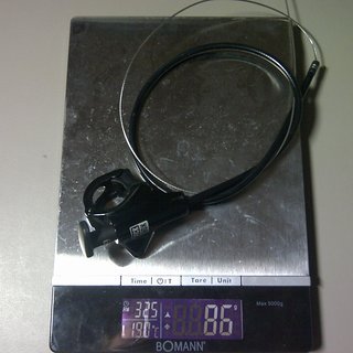 Gewicht Rock Shox Remote-/Lockout-Hebel Poploc Remote 