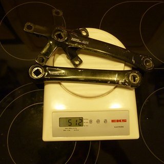 Gewicht Shimano Kurbel Deore LX FC-M560 175mm, 68/73mm, 4-kant