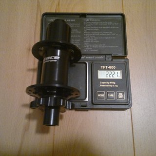 Gewicht Syntace Nabe HiTorque MX Rear 12 142mm/12, 32-Loch