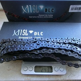 Gewicht KMC Chain Kette X11 SL DLC schwarz 116