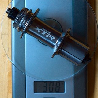 Gewicht Shimano Nabe XTR FH-M965 135mm 32°