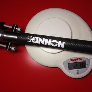 Gewicht Shannon Sattelstütze Carbon 27,2 x 47 cm