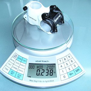 Gewicht Syncros Vorbau FR Stem 31.8mm, 50mm, 15°