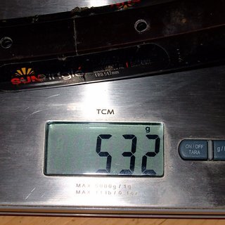 Gewicht SunRingle Felge Equalizer 29 26", 559x23, 32 L