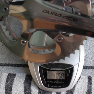 Gewicht Shimano Kurbelgarnitur Dura Ace FC-7800 175mm 53-39
