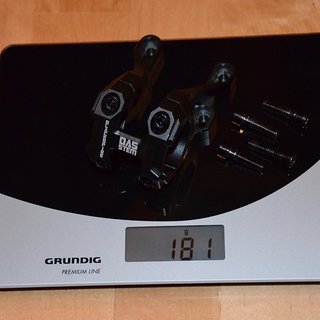 Gewicht Blackspire Vorbau DAS Stem 30° Rise 31.8mm, 42-47mm, 30°