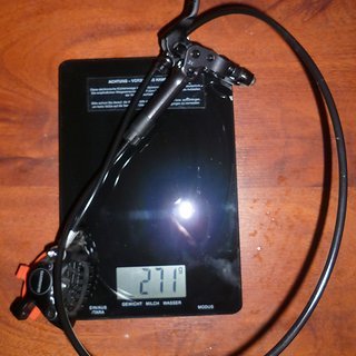 Gewicht Shimano Scheibenbremse BL-M8000 + BR-M785 (XT-Mix) VR, 900mm