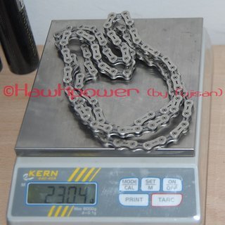 Gewicht Wippermann Kette Connex 9TR Titanium 106 Glieder, 9-fach